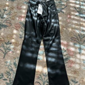 NWT! Zara Leather Pants